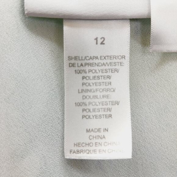 Skirt Midi Alfred Dunner Chiffon Bloomcore Fairy Whimsycore Coastal Y2K Size 12 - Picture 11 of 12